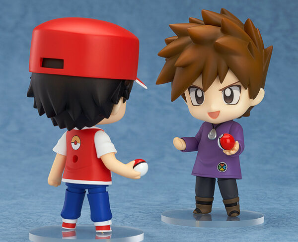 Nendoroid 612. Pokemon Trainer Red & Green / Покемон аниме фигурка Nendoroid Pokemon