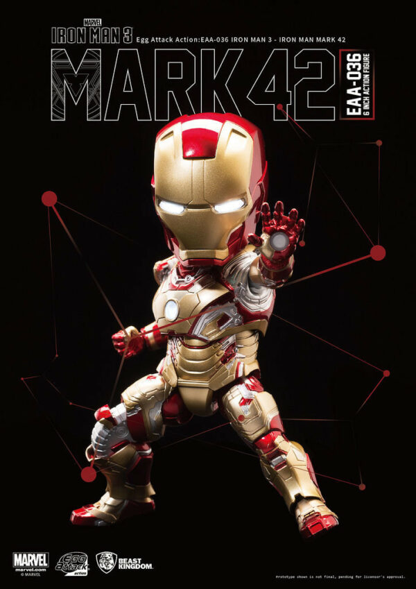 MARVEL IRON MAN 3 MARK 42 — [EGG ATTACK EAA-036] Nendoroid Iron Man