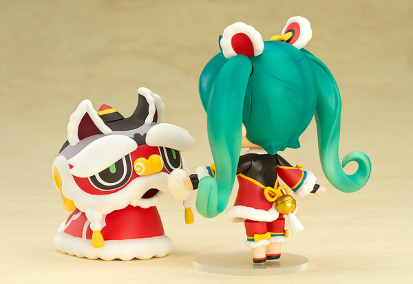 Nendoroid 654. Hatsune Miku: Lion Dance Ver. / Вокалоид аниме фигурка Мику Хацунэ Nendoroid Vocaloid