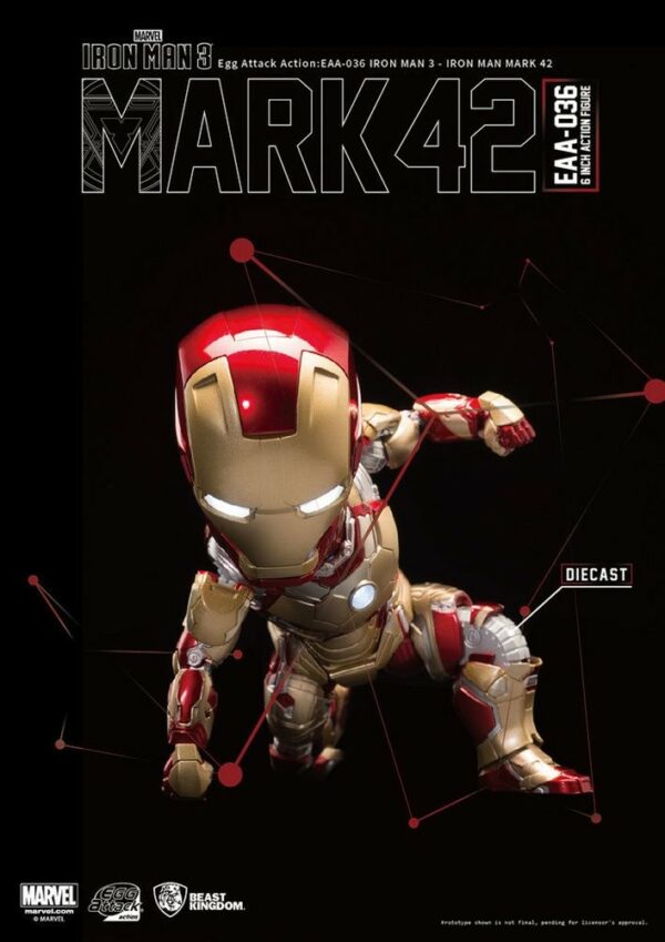 MARVEL IRON MAN 3 MARK 42 — [EGG ATTACK EAA-036] Nendoroid Iron Man