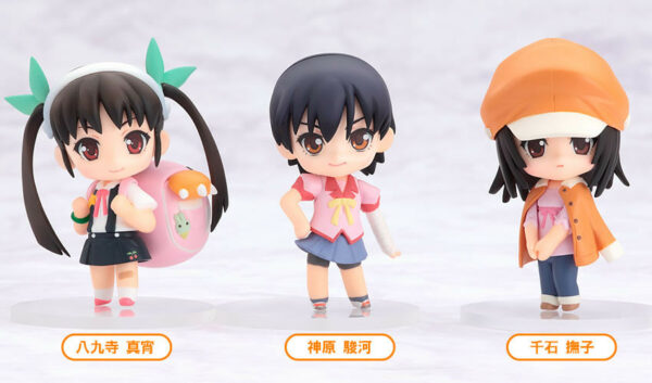 Nendoroid Petite: Bakemonogatari Set #2 / Истории монстров комплект из 3 фигурок Nendoroid Bakemonogatari