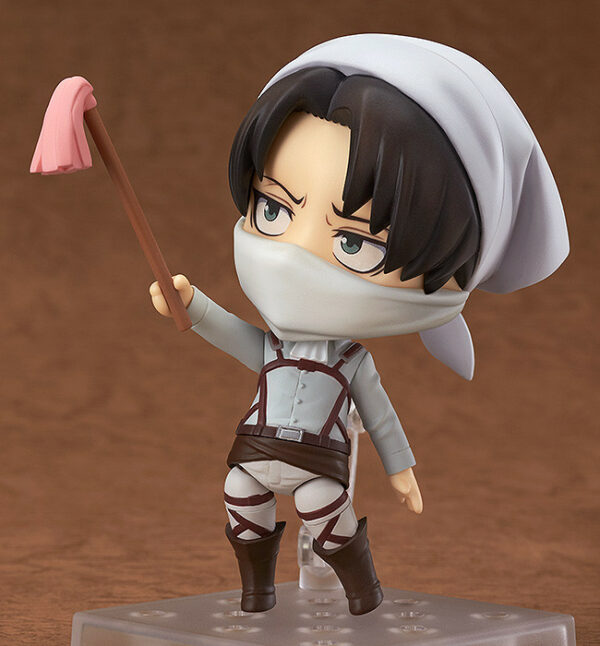 Nendoroid 417. Levi Attack on Titan Cleaning Ver. / Вторжение гигантов фигурка Леви Nendoroid Attack on Titan