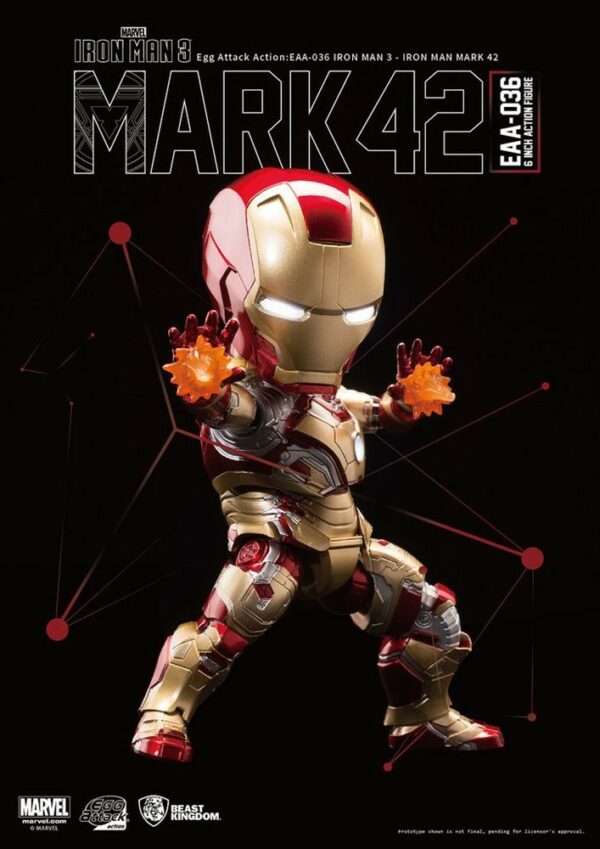 MARVEL IRON MAN 3 MARK 42 — [EGG ATTACK EAA-036] Nendoroid Iron Man