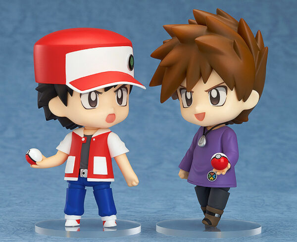 Nendoroid 612. Pokemon Trainer Red & Green / Покемон аниме фигурка Nendoroid Pokemon