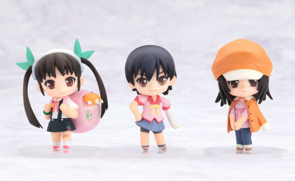 Nendoroid Petite: Bakemonogatari Set #2 / Истории монстров комплект из 3 фигурок Nendoroid Bakemonogatari