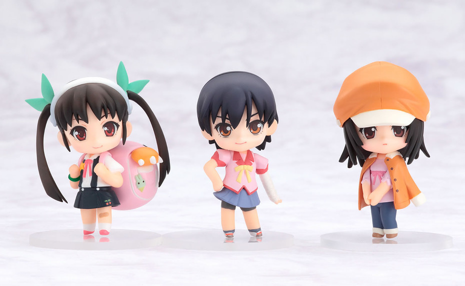 Nendoroid Petite: Bakemonogatari Set #2 / Истории монстров комплект из 3 фигурок