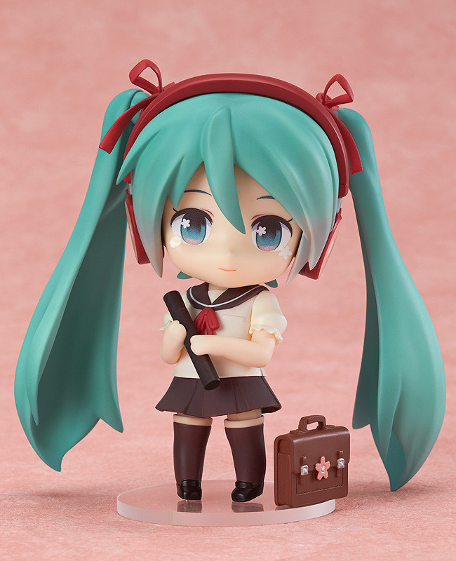 Vocaloid — Hatsune Miku — Good Smile Kuji — Good Smile Kuji «Hatsune Miku 2014 Spring Ver.» — Nendoroid #381a — School Uniform ver.