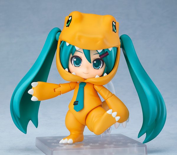 Digimon Adventure — Vocaloid — Hatsune Miku — Nendoroid #1439 — Kigurumi Agumon Ver. Nendoroid Vocaloid