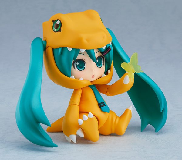 Digimon Adventure — Vocaloid — Hatsune Miku — Nendoroid #1439 — Kigurumi Agumon Ver. Nendoroid Vocaloid