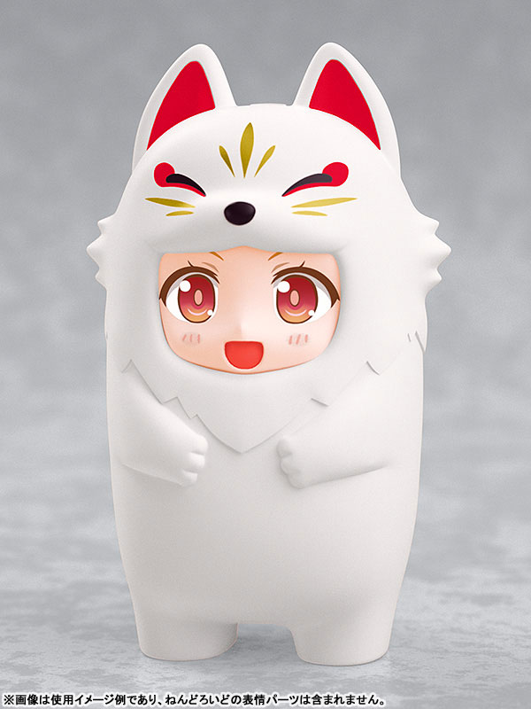 Nendoroid More — Kigurumi Face Parts Case — White Kitsune