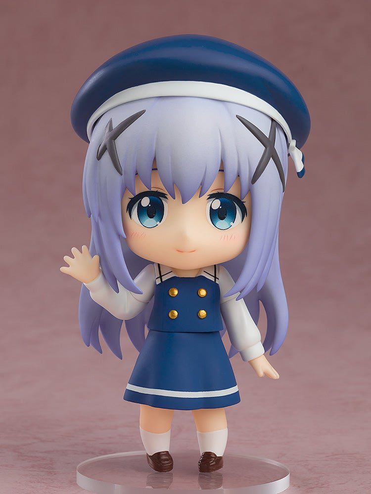 Gochuumon wa Usagi Desu ka? Bloom — Kafuu Chino — Tippy — Nendoroid #2519 — Winter Uniform Ver.